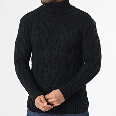 Armita - Pull Col Roulé 159 Bleu Marine