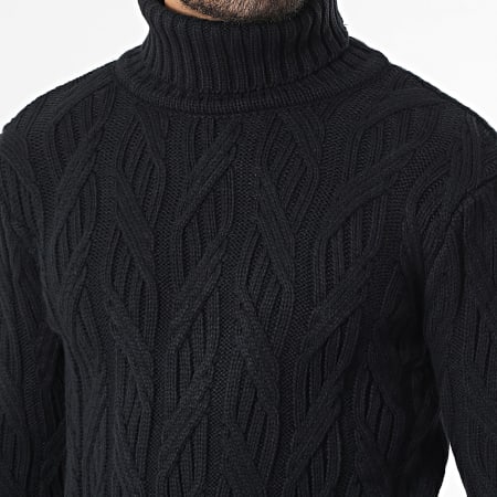 Armita - Pull Col Roulé 159 Bleu Marine