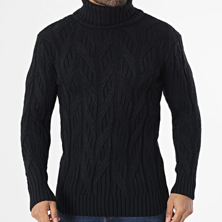 Armita - Pull Col Roulé 159 Bleu Marine