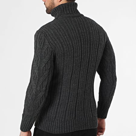 Armita - Pull Col Roulé 159 Gris Anthracite