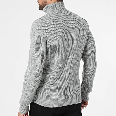 Armita - Pull Col Zippé 123 Gris