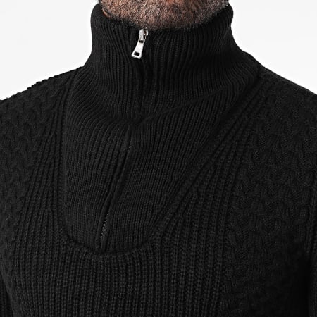 Armita - Pull Col Zippé 123 Noir