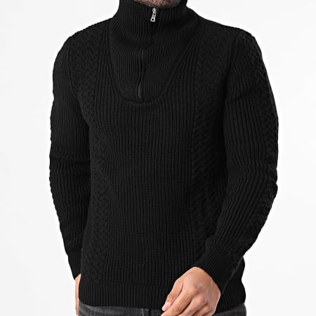 Armita - Pull Col Zippé 123 Noir