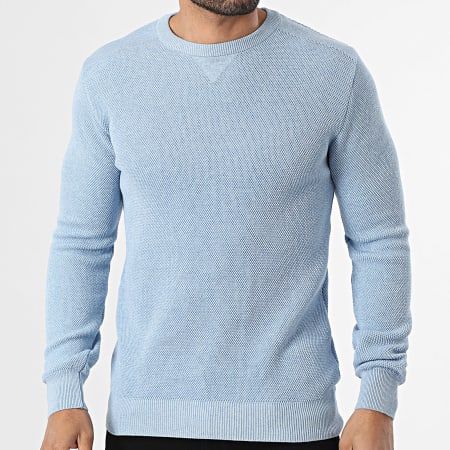 Armita - Pull Texturé 193 Bleu Clair