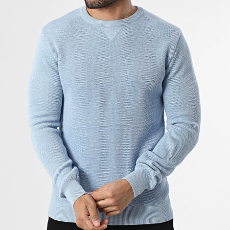 Armita - Pull Texturé 193 Bleu Clair