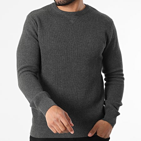 Armita - Pull Texturé 193 Gris Anthracite