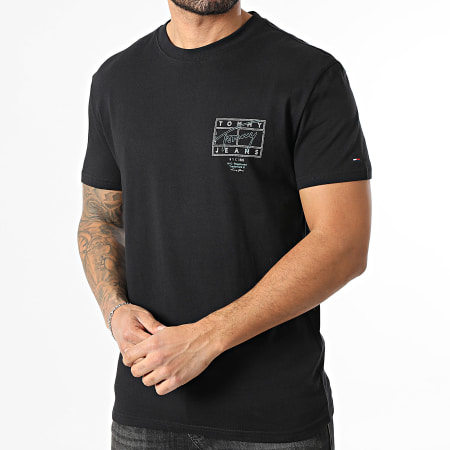 Tommy Jeans - Tee Shirt Sign Spray 2319 Noir