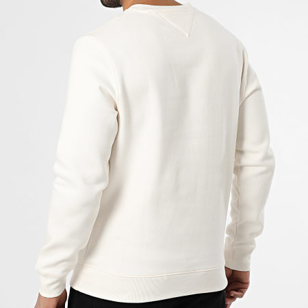 Tommy Jeans - Sweat Crewneck Flag 0741 Beige Clair