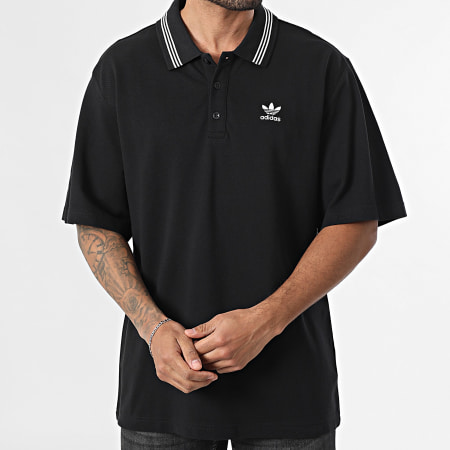 Adidas Originals - Polo Loose Fit JW5897 Noir