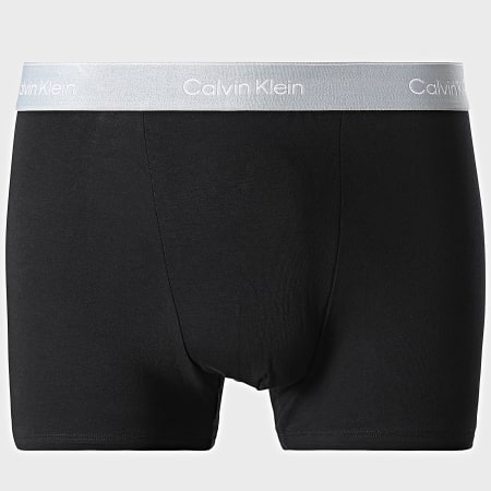 Calvin Klein - Pack de 3 Boxers Icon 2860 Negro Gris Rojo