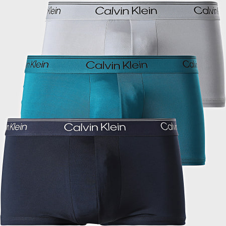 Calvin Klein - Pack de 3 boxers 4090 azul marino gris azul pato