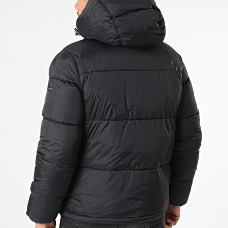 Geographical Norway - Donsjas met Capuchon Betincelle Zwart