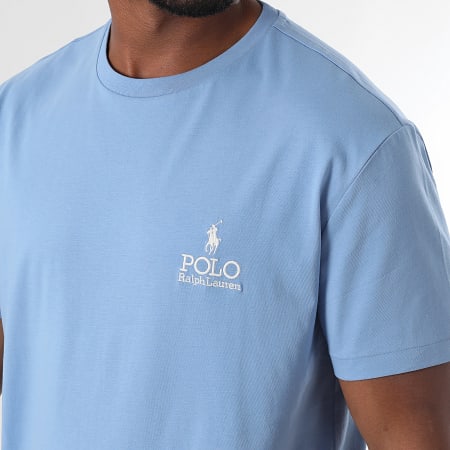 Polo Ralph Lauren - Tee Shirt Logo Embroidery Bleu Clair