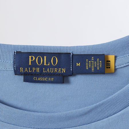 Polo Ralph Lauren - Tee Shirt Logo Embroidery Bleu Clair