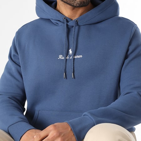 Polo Ralph Lauren - Sweat Capuche Logo Embroidery Bleu Marine