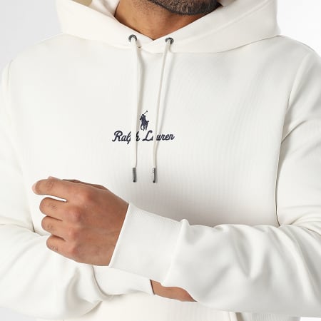 Polo Ralph Lauren - Sweat Capuche Logo Embroidery Beige Clair