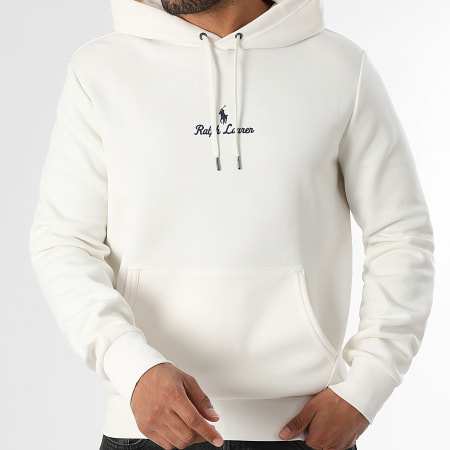 Polo Ralph Lauren - Sweat Capuche Logo Embroidery Beige Clair