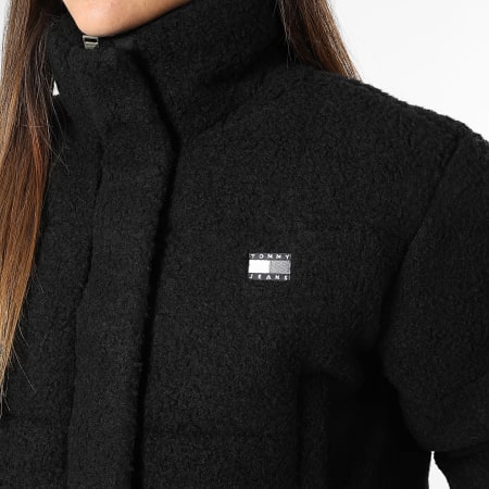 Tommy Jeans - Plumífero Polar Mujer Wool Buckle 2045 Negro