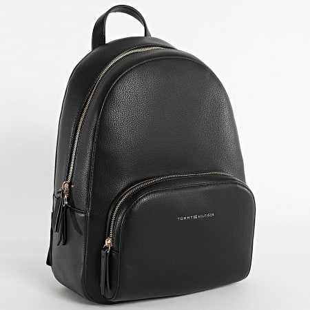 Tommy Hilfiger - Sac A Dos Logo 8118 Noir Doré