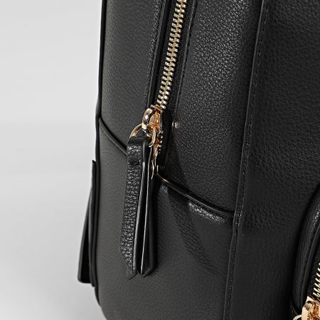 Tommy Hilfiger - Sac A Dos Logo 8118 Noir Doré