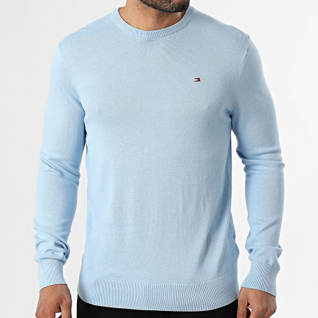 Tommy Hilfiger - Pull Essential 9999 Bleu Clair