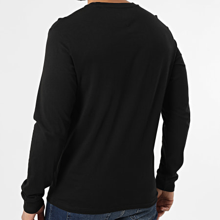 Tommy Jeans - Lot De 2 Tee Shirt Manches Longues Slim TJM 2148 Blanc Noir