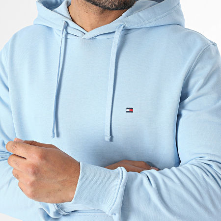 Tommy Hilfiger - Sweat Capuche Essential Terry 7235 Bleu Clair
