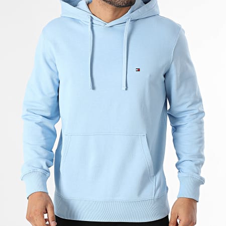 Tommy Hilfiger - Sweat Capuche Essential Terry 7235 Bleu Clair