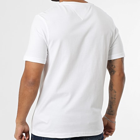 Tommy Hilfiger - Tee Shirt Embroidery Flag 2736 Blanc