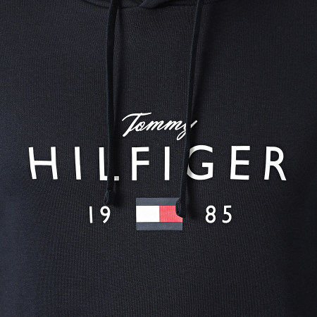 Tommy Hilfiger - Sweat Capuche Brand Love Big Hilfiger 1427 Bleu Marine