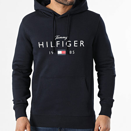 Tommy Hilfiger - Sweat Capuche Brand Love Big Hilfiger 1427 Bleu Marine
