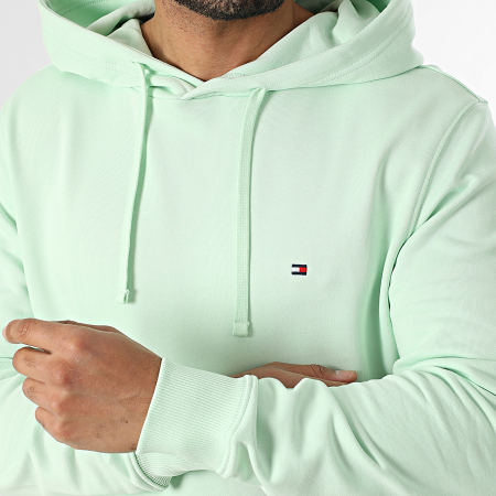Tommy Hilfiger - Sweat Capuche Essential Terry 7235 Vert Clair