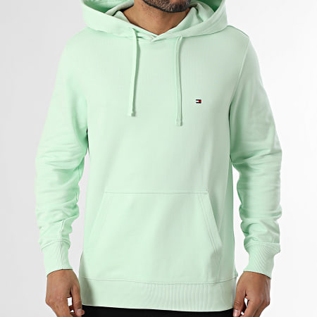 Tommy Hilfiger - Sweat Capuche Essential Terry 7235 Vert Clair