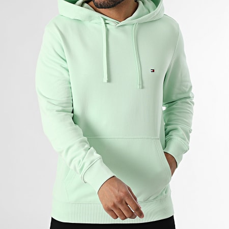 Tommy Hilfiger - Sweat Capuche Essential Terry 7235 Vert Clair