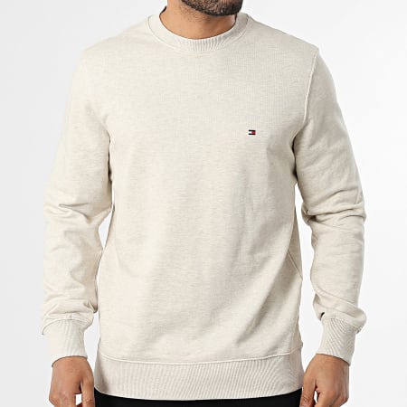 Tommy Hilfiger - Sweat Crewneck Essential Terry 7237 Beige Clair Chiné