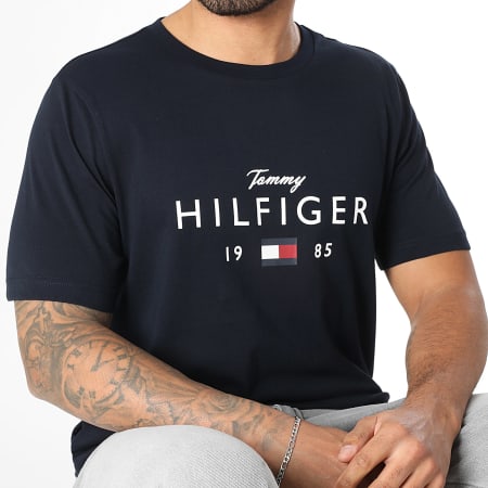 Tommy Hilfiger - Tee Shirt Brand Love Big Hilfiger 1455 Bleu Marine