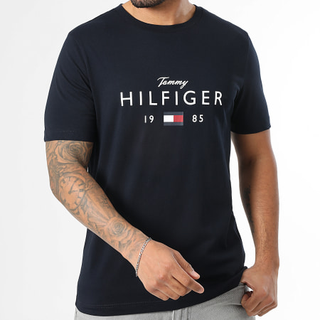 Tommy Hilfiger - Tee Shirt Brand Love Big Hilfiger 1455 Bleu Marine