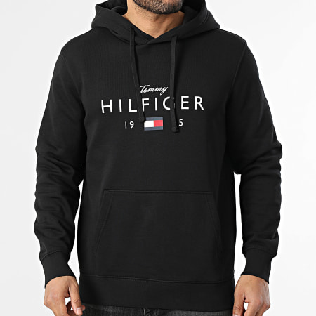 Tommy Hilfiger - Sweat Capuche Brand Love Big Hilfiger 1427 Noir