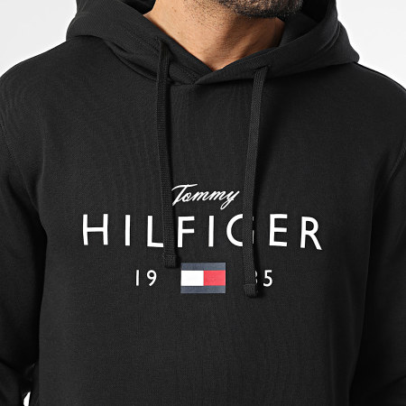 Tommy Hilfiger - Sweat Capuche Brand Love Big Hilfiger 1427 Noir