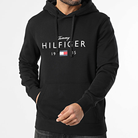 Tommy Hilfiger - Sweat Capuche Brand Love Big Hilfiger 1427 Noir