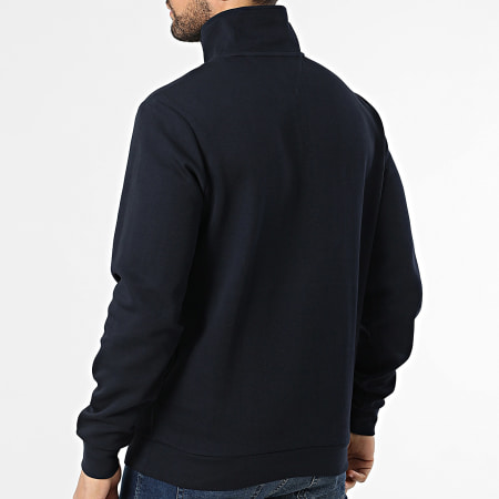 Tommy Hilfiger - Sweat Col Montant Zippé Essential Intechno 6510 Bleu Marine