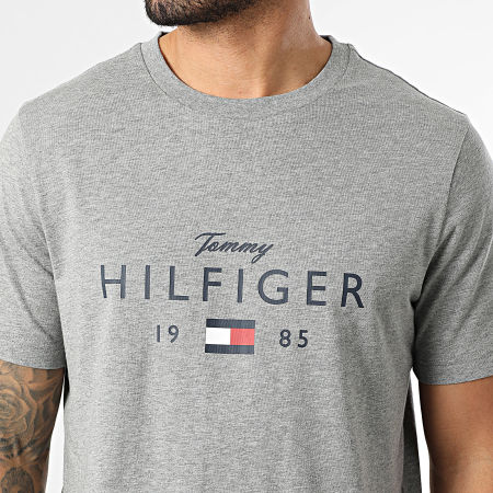 Tommy Hilfiger - Tee Shirt Premium 1455 Gris Chiné