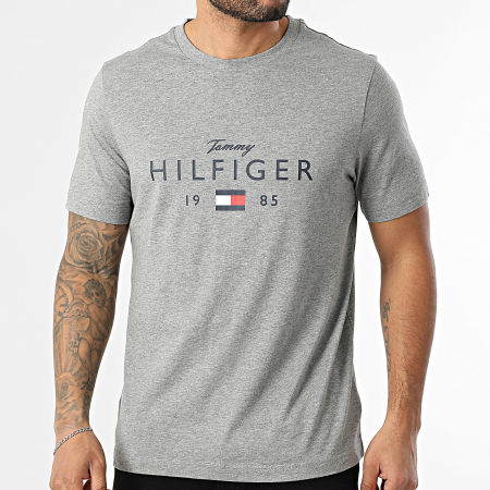 Tommy Hilfiger - Tee Shirt Premium 1455 Gris Chiné