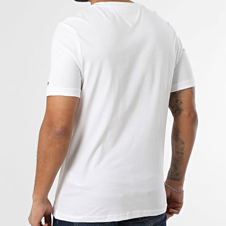 Tommy Hilfiger - Tee Shirt Brand Love Small Center 1453 Blanc