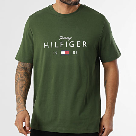 Tommy Hilfiger - Tee Shirt Premium 1455 Vert Kaki