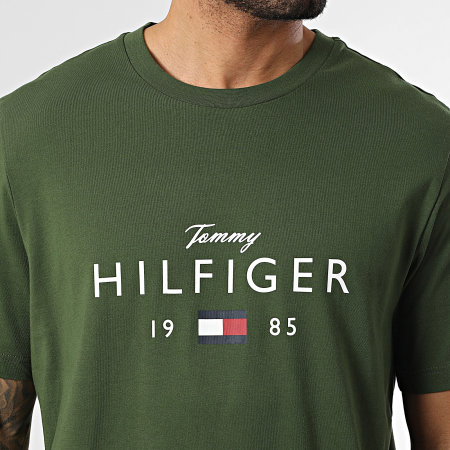 Tommy Hilfiger - Tee Shirt Premium 1455 Vert Kaki