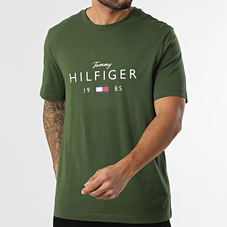 Tommy Hilfiger - Tee Shirt Premium 1455 Vert Kaki