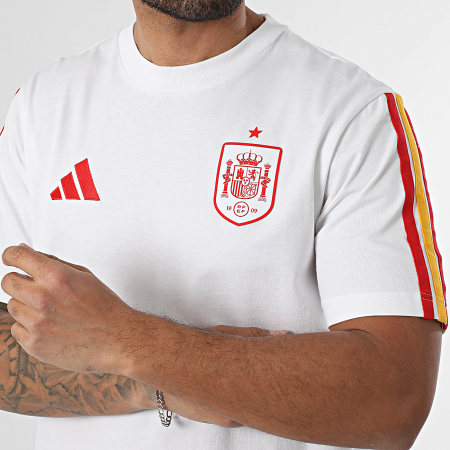 Adidas Sportswear - Tee Shirt Espagne FEF DNA KD4224 Blanc