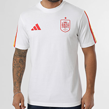 Adidas Sportswear - Tee Shirt Espagne FEF DNA KD4224 Blanc