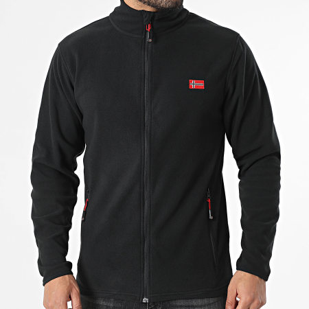 Geographical Norway - Veste Polaire Zippée Ulysse Noir